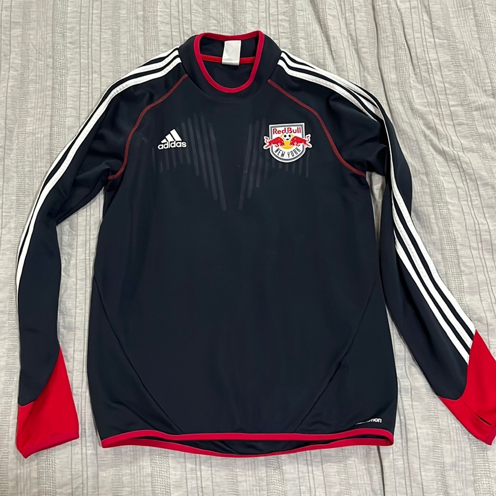 NY Red Bulls trainer knit sweatshirt
